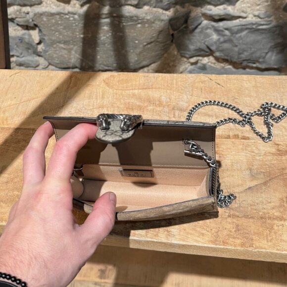 Gucci Dionysus Supreme GG Supermini Chain Crossbody Bag - Picture 10 of 16